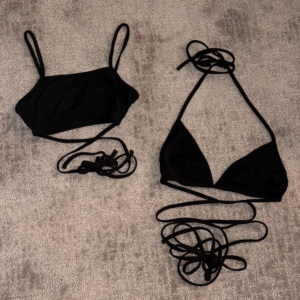 Elegant Black Women's Swimwear Set